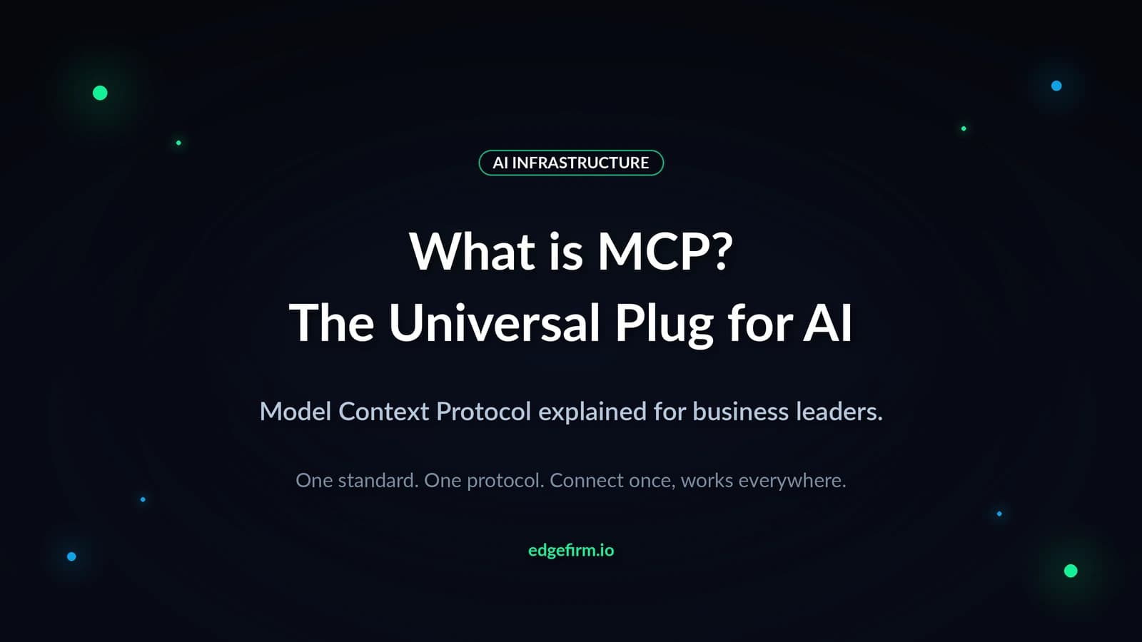 What is MCP? The Model Context Protocol Explained for Business Leaders