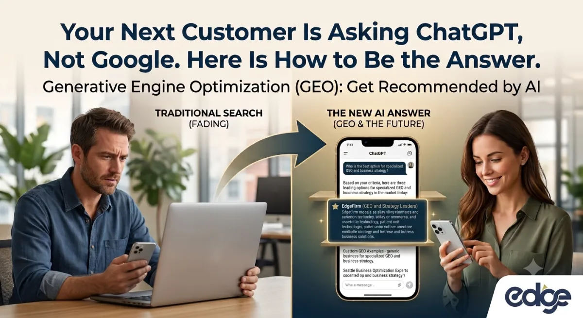 Your Next Customer Is Asking ChatGPT, Not Google. Here Is How to Be the Answer.