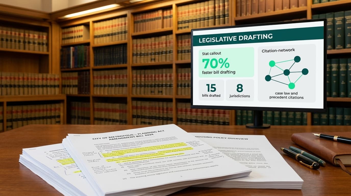Legal AI Development for Legislative Drafting case study by EdgeFirm